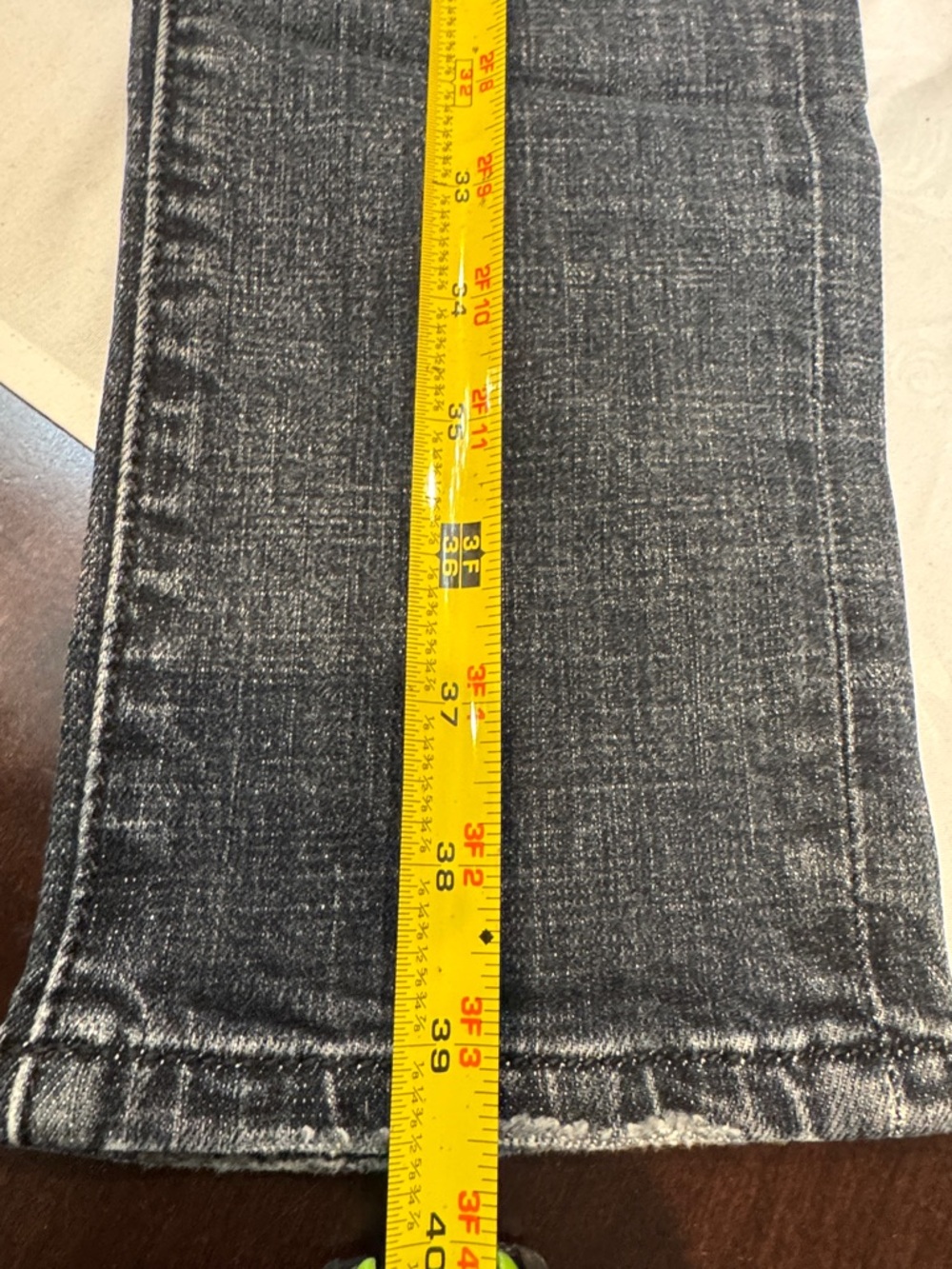Authentic Fendi Distressed Graphic Bootcut Jeans - Picture 11 of 11